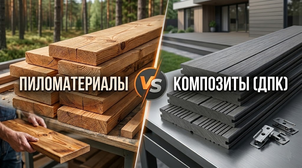 Пиломатериалы vs Композиты: Почему натуральное дерево возвращает позиции?